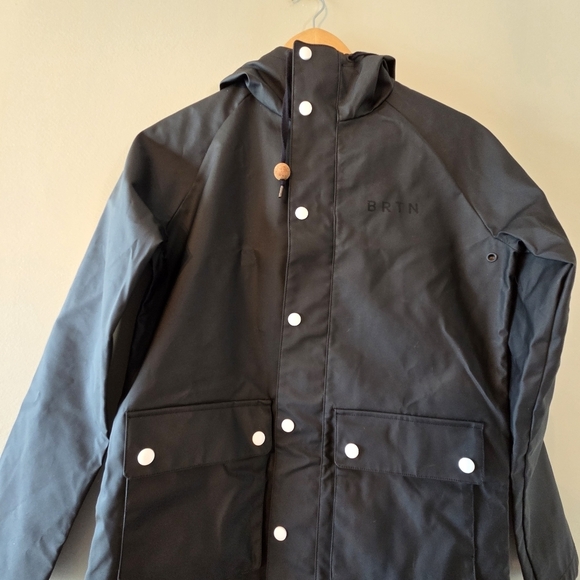Burton Snowboards BRTN Rain Coat Large Waterproof Bonded Fall Winter Jacket XS - Picture 10 of 16